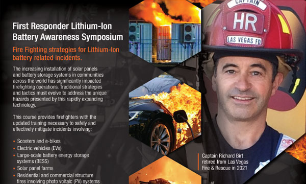 Lithium Ion Battery Emergencies course